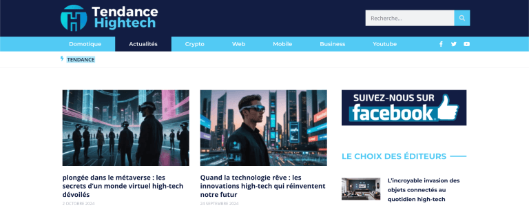 tendance hightech webzine