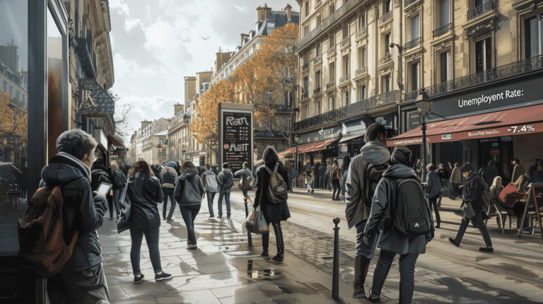 taux de chomage en france
