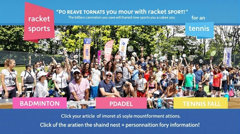 Spécialiste des sports de raquette : badminton, padel, tennis
