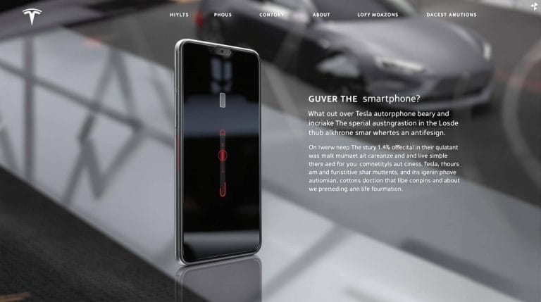 telephone tesla
