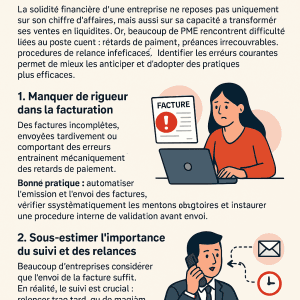 Les erreurs fréquentes dans la gestion du poste client et comment les éviter