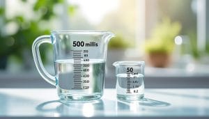 Combien de centilitres contient 500 ml exactement