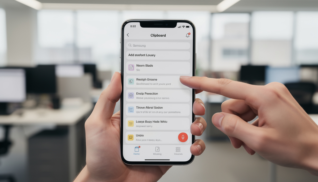 découvrez où trouver le presse-papier sur samsung et apprenez à l'utiliser facilement grâce à notre guide pratique étape par étape.