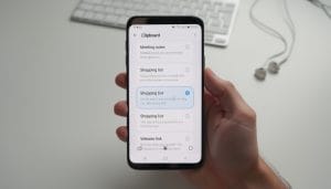 Où trouver le presse-papier sur samsung et comment l’utiliser facilement