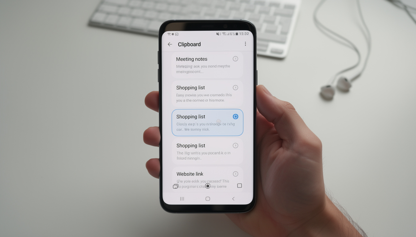 découvrez où trouver le presse-papier sur votre appareil samsung et apprenez à l'utiliser facilement grâce à notre guide simple et pratique.