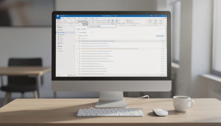 découvrez comment rappeler un message dans outlook facilement grâce à notre guide étape par étape pour corriger vos emails envoyés par erreur.